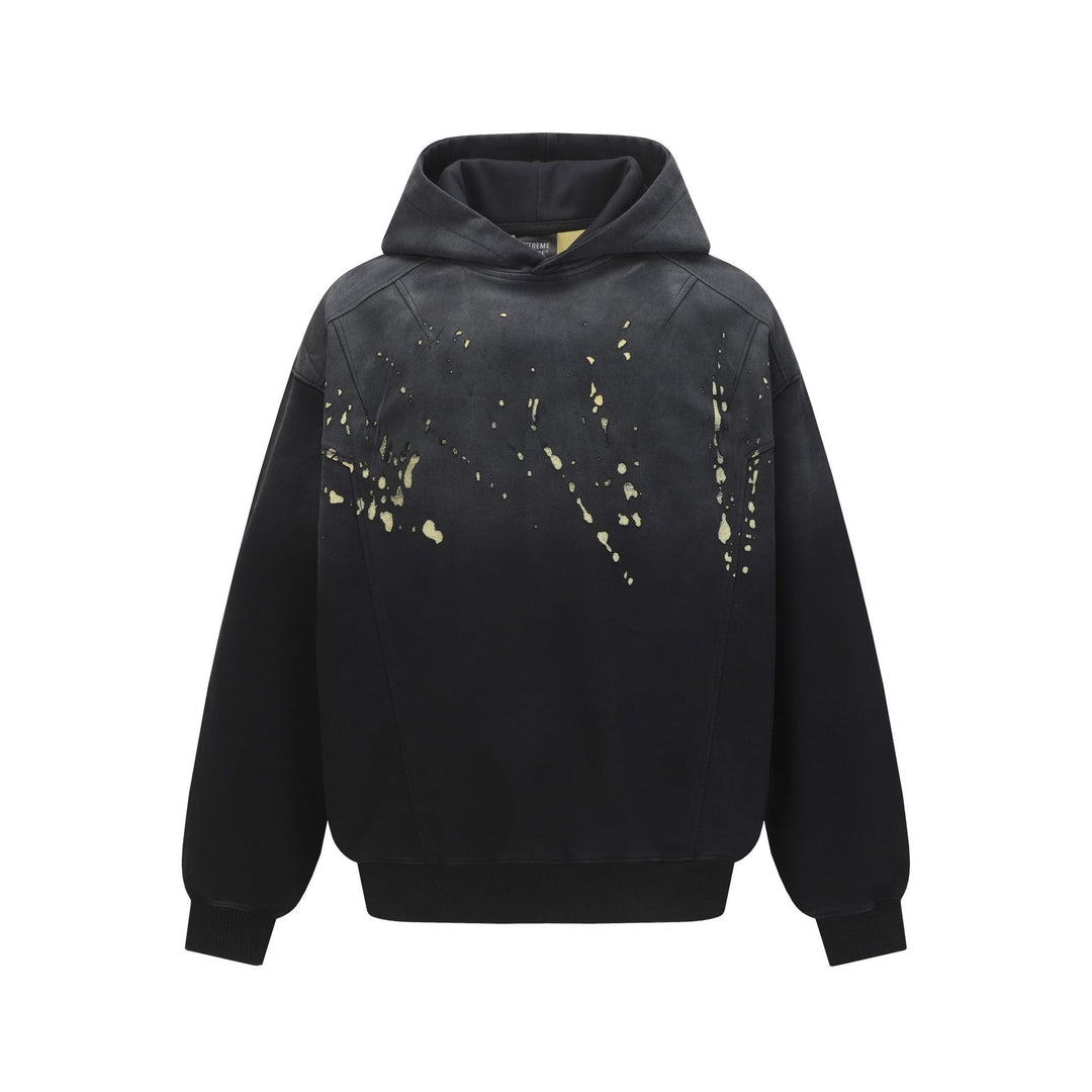 Destruction of hoodies and sweatshirts