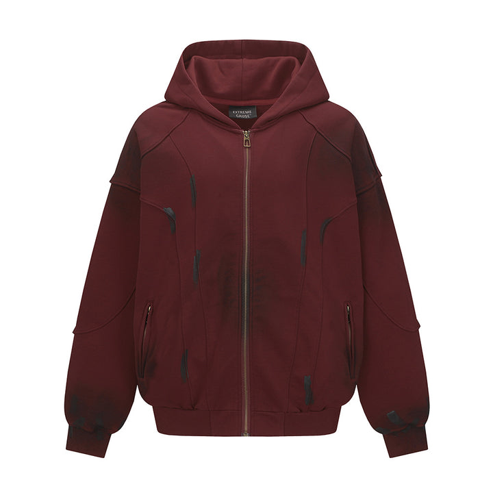 Splashing ink on dirty hoodies