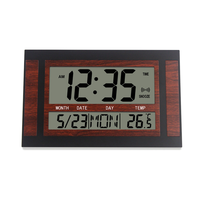 Large Screen Ultra Silent Electronic Alarm Clock Desktop Electronic Clock