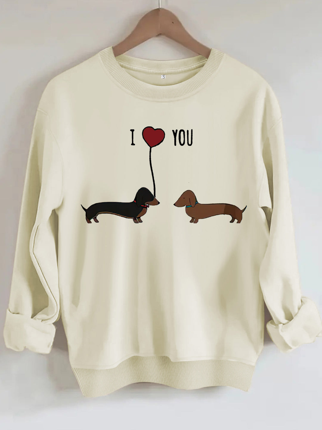 Two dog print hoodies