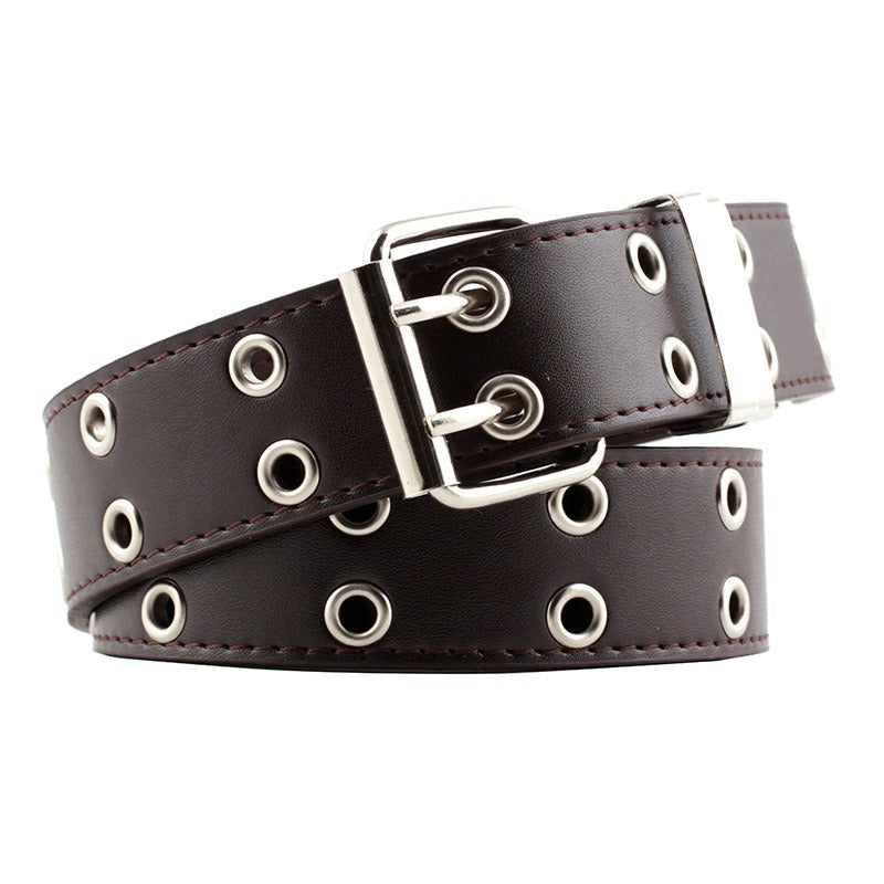 Hip Hop Punk Style Belt Casual Jeans Fashion Chain Decorative Trouser Strap Eyelet Belt