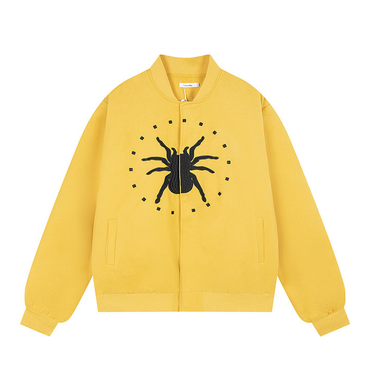 Spider letter embroidered jacket jacket