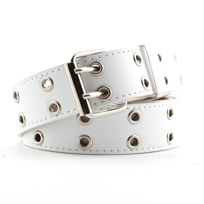 Hip Hop Punk Style Belt Casual Jeans Fashion Chain Decorative Trouser Strap Eyelet Belt