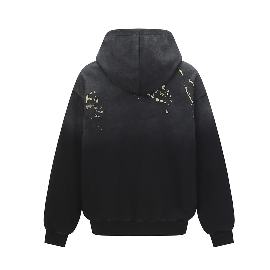 Destruction of hoodies and sweatshirts