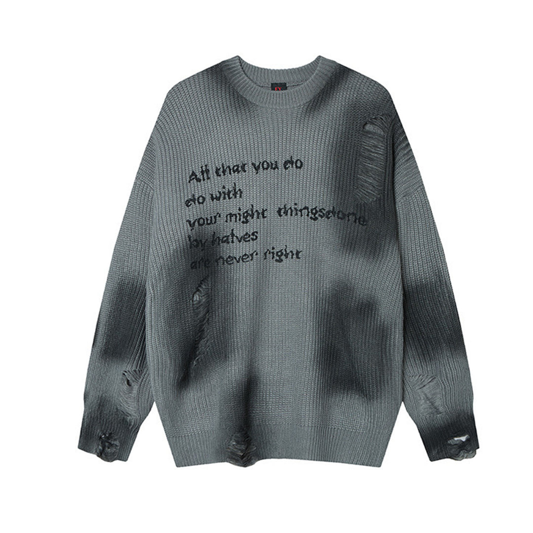 Knitted sweater for men