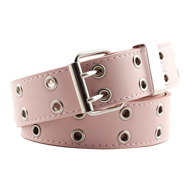 Hip Hop Punk Style Belt Casual Jeans Fashion Chain Decorative Trouser Strap Eyelet Belt