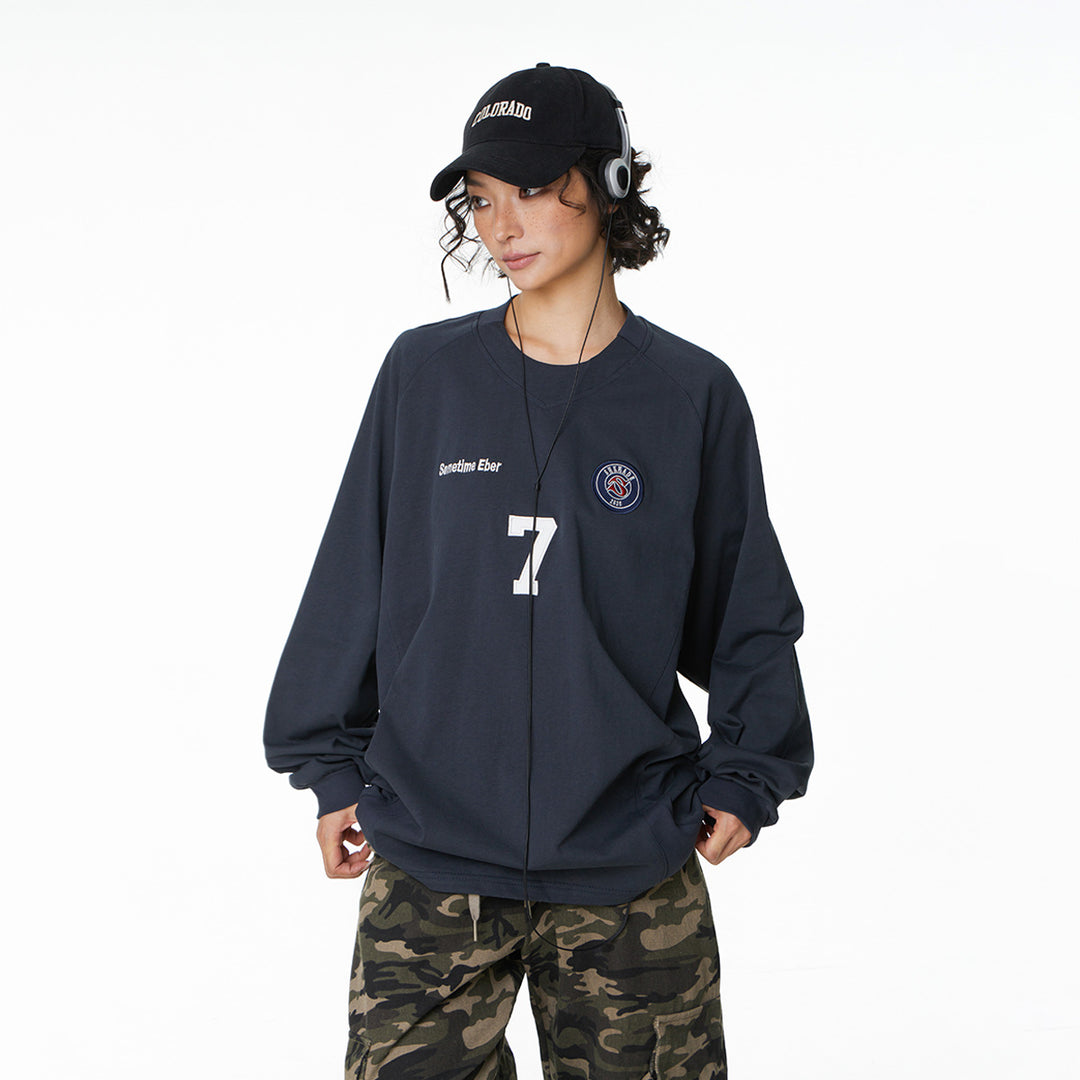 Embroidered hooded sweatshirt for men