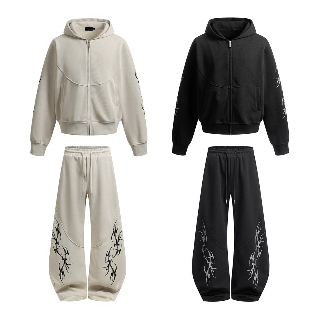 Zipper hoodie for men